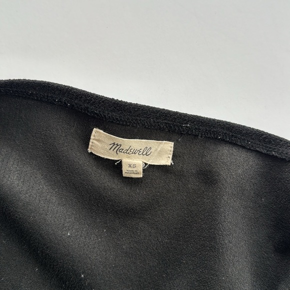 Madewell Black Square Neck Top - Picture 4 of 4